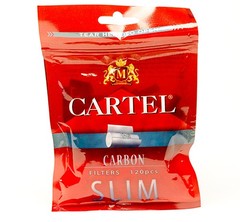 Фильтры для самокруток Cartel Slim Carbon 6 мм