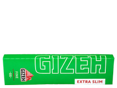 Бумага для самокруток Gizeh Extra Slim Fine Green 66