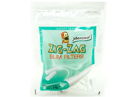 Фильтры для самокруток Zig-Zag Slim Menthol 6 мм