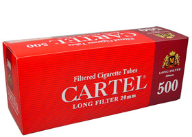 Гильзы для самокруток Cartel Longfilters 500 шт