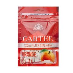 Фильтры для самокруток Cartel Slim Orange 120