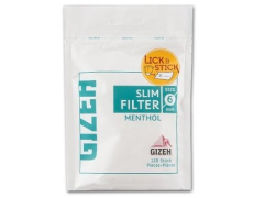 Фильтры для самокруток Gizeh Slim Filter Menthol 120