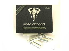 Фильтры для трубок White Elephant Угольные 9мм. 40 шт.