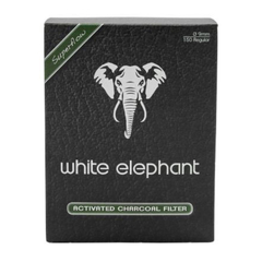 Фильтры для трубок White Elephant Угольные 9 мм 150 шт.