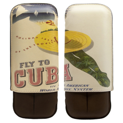 Футляр Fly To Cuba Bourbon на 2 сигары
