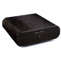 Хьюмидор Gentili Croco Black на 25 сигар Limited Edition SV20-Croco-Black