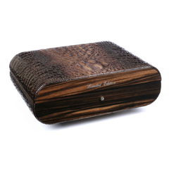 Хьюмидор Gentili Croco Brown на 15 сигар Limited Edition SV10-Croco-Brown