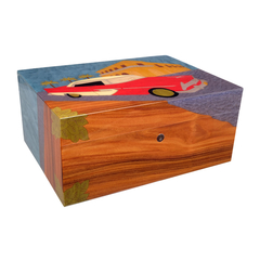 Хьюмидор Gentili Cuba  на 80 сигар Инкрустация CUBA