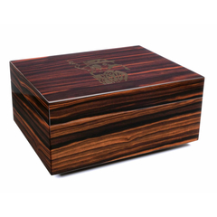 Хьюмидор Gentili Fumatore Dorato на 50 сигар, Эбеновое дерево SV50-Ebony-Smoker-Gold