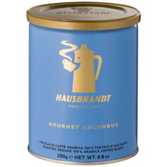 Итальянский кофе молотый Hausbrandt Gourmet Columbus, 250 гр. ж/б