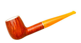 Курительная трубка Brebbia Sun Ambra Meerschaum 1001