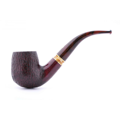 Курительная трубка Mastro de Paja Pettinata Classica с цветным кольцом, без фильтра M451-2