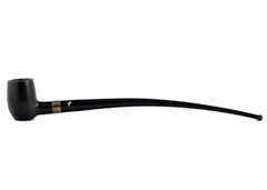 Курительная трубка Peterson Churchwarden - Ebony Barel Silver, без фильтра