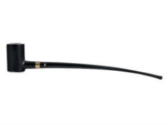 Курительная трубка Peterson Churchwarden - Ebony Tankard Silver, без фильтра