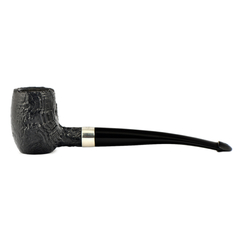 Курительная трубка Peterson Speciality Pipes Barrel Sanblasted Nickel Mounted P-Lip, без фильтра