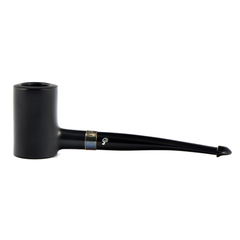 Курительная трубка Peterson Speciality Pipes Tankard Ebony Silver Mounted P-Lip, без фильтра