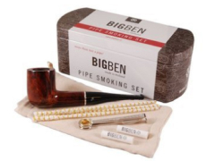 Набор трубочный Big Ben Smoking Set Brown Straight