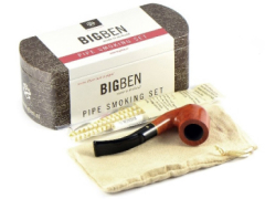 Набор трубочный Big Ben Smoking Set Nature Bent