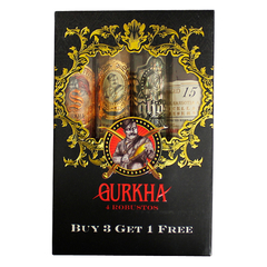 Подарочный набор сигар Gurkha Robusto Set 4 шт