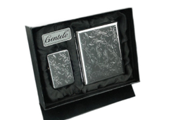 Подарочный набор портсигар с зажигалкой Gentelo 3-4080