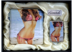 Подарочный набор портсигар с зажигалкой Gentelo 7-1001