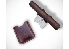 Подставка под сигару Le Petit - Brown Leather Cigar Stand (Коричневая)