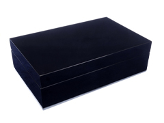 Шкатулка подарочная для трубки, черный лак 810-099