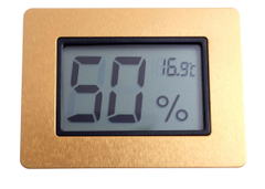 Термо-гигрометр цифровой золото 596-521g