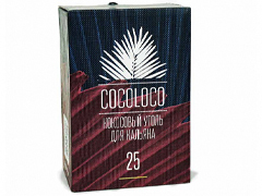 Уголь для кальяна COCOLOCO (25mm) - 1KG - 72 BRICKS