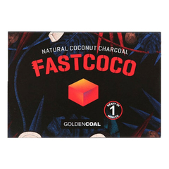 Уголь для кальяна Fastcoco 26мм, 6шт.