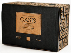 Уголь для кальяна OASIS (25mm) - 1KG - 72 BRICKS