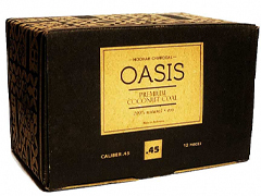 Уголь для кальяна OASIS (45mm) - 1KG - 12 BRICKS