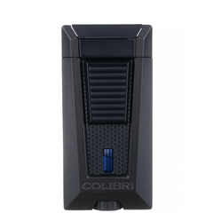 Зажигалка сигарная Colibri Stealth (тройное пламя), черный металлик LI900T20