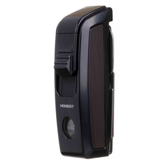 Зажигалка сигарная Honest, с ножницами, черная 823-Black
