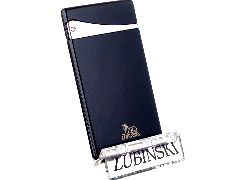 Зажигалка Lubinski «Флоренция», плоская, турбо, черная WB503-3