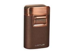 Зажигалка настольная Lotus Brawn Brown Crackle & Copper T7COP