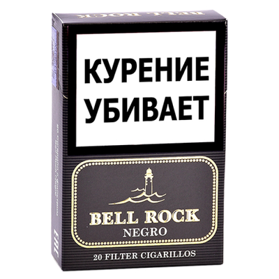 Сигариллы Bell Rock Filter - Negro 20 шт. вид 1