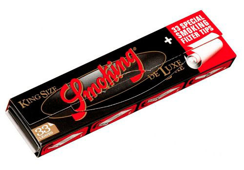 Бумага для самокруток Smoking King Size Deluxe + Filter Tips вид 1