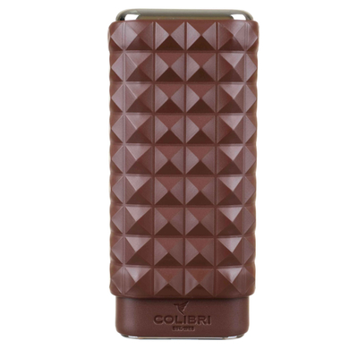 Чехол сигарный Colibri, телячья кожа и кедр, коричневый LC250T4 вид 1