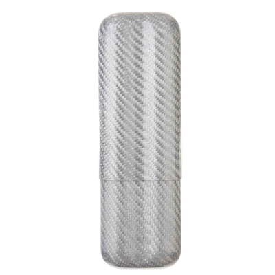 Чехол Lubinski на 2 сигары, серый карбонт FK1382-3 вид 1