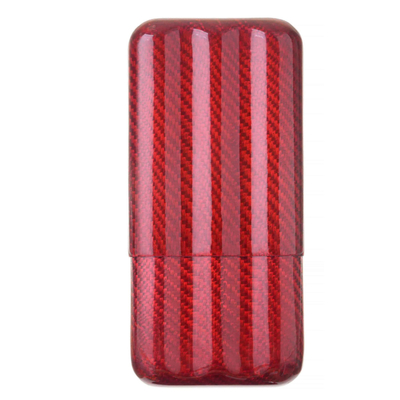 Чехол Lubinski на 3 сигары, красный карбон FK1383-4 вид 1