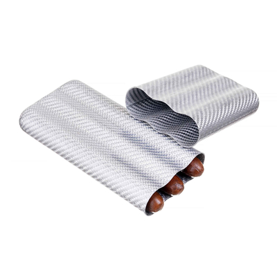 Чехол Lubinski на 3 сигары, серый карбон FK1383-3 вид 2