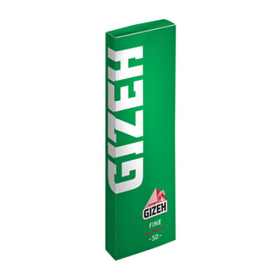 Бумага для самокруток Gizeh Fine Green Cut Corners 50 вид 2