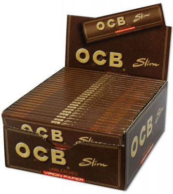 Бумага для самокруток OCB SLIM UNBLEACHED + фильтры вид 1