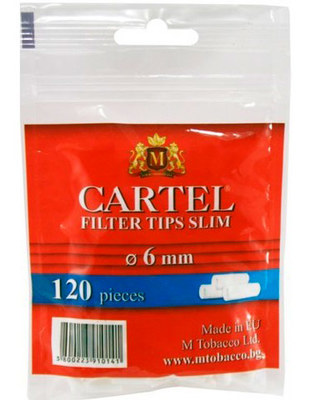 Фильтры для самокруток Cartel Super Slim 6 мм вид 1