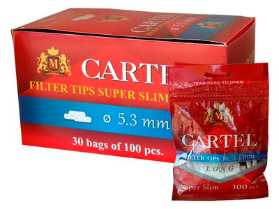 Фильтры для самокруток Cartel Super Slim Long 5,3 мм вид 2