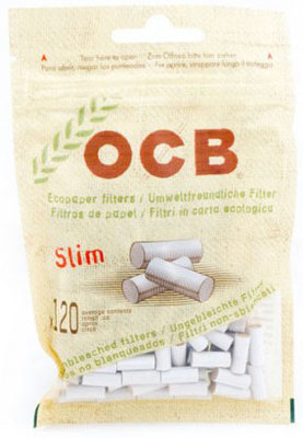 Фильтры для самокруток OCB Slim Ecological 6 мм вид 1