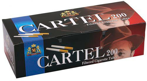 Гильзы для самокруток Cartel 200 шт вид 1