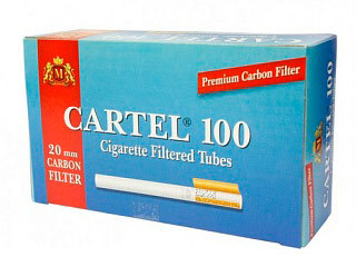 Гильзы для самокруток Cartel Carbon 100 шт вид 1