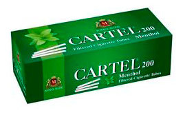Гильзы для самокруток Cartel Menthol 200 шт вид 1